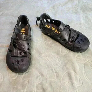 Merrell Vapor Beluga Mens Water Shoes Size 8 Black Vibram Rubber Used